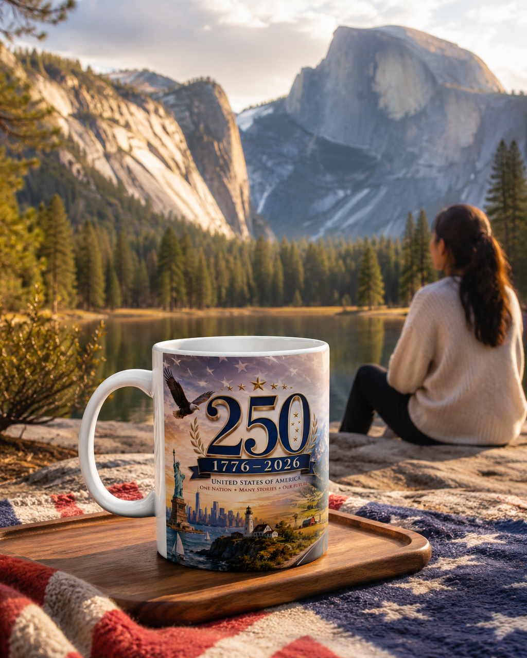 Scenic Anniversary Mug – Vintage Landscape Coffee Cup | Glossy Ceramic, Microwave Safe