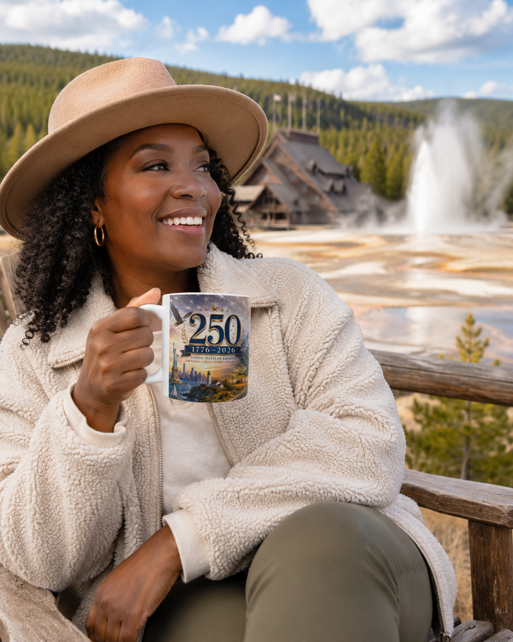 Scenic Anniversary Mug – Vintage Landscape Coffee Cup | Glossy Ceramic, Microwave Safe