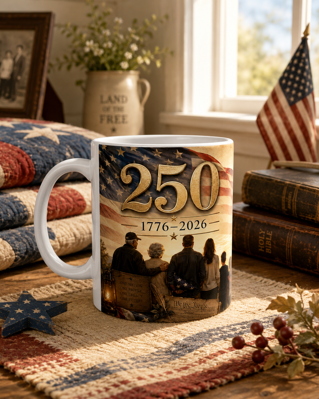 Ceramic Mug - 250 Years Generations | Microwave Safe Dishwasher Coffee Cup