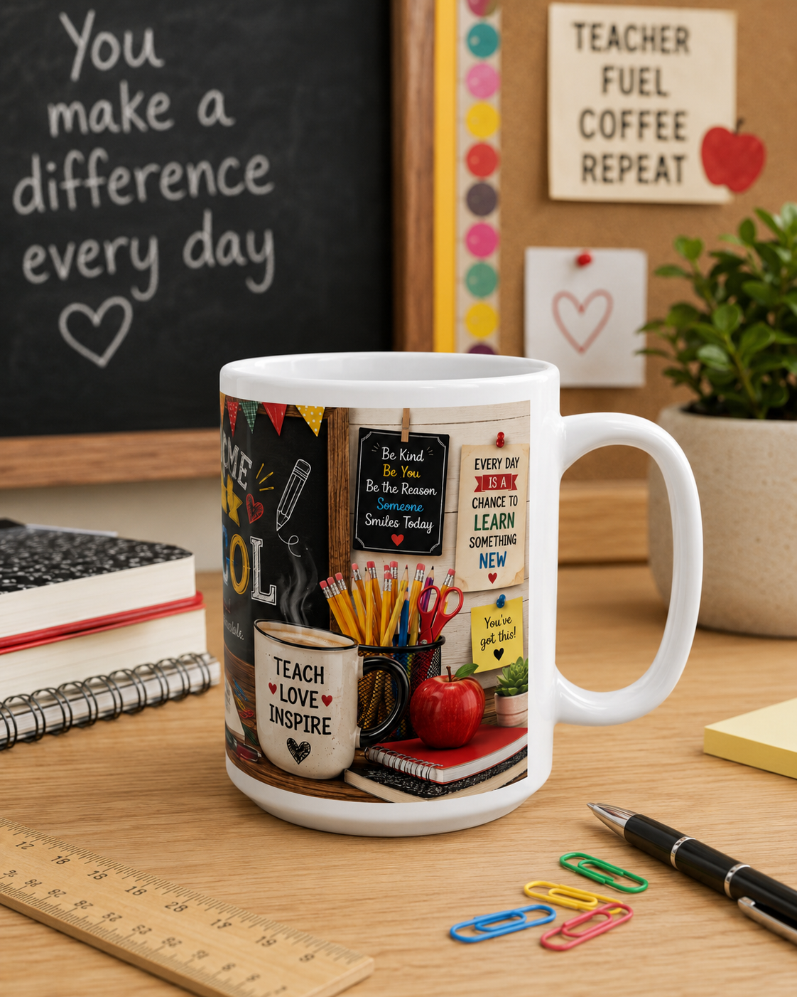 Teacher Appreciation Coffee Cup, Back To School Ceramic Mug 11Oz