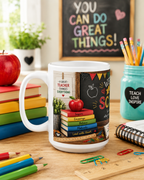 Teacher Appreciation Coffee Cup, Back To School Ceramic Mug 11Oz