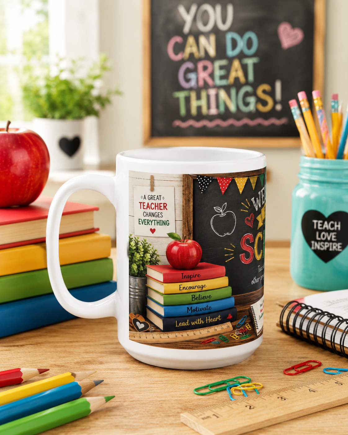 Teacher Appreciation Coffee Cup, Back To School Ceramic Mug 11Oz