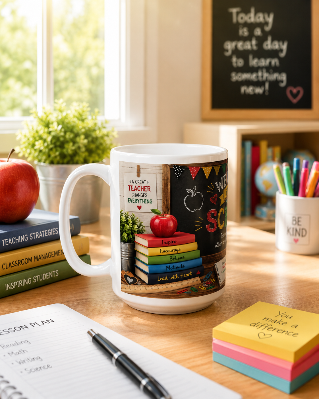 Teacher Appreciation Coffee Cup, Back To School Ceramic Mug 11Oz