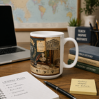 Teacher Appreciation Mug, Vintage Classroom Ceramic Cup 11Oz/15Oz