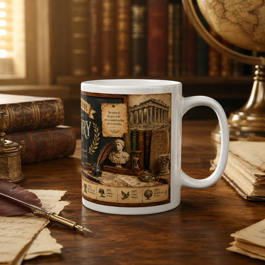 Teacher Appreciation Mug, Vintage Classroom Ceramic Cup 11Oz/15Oz