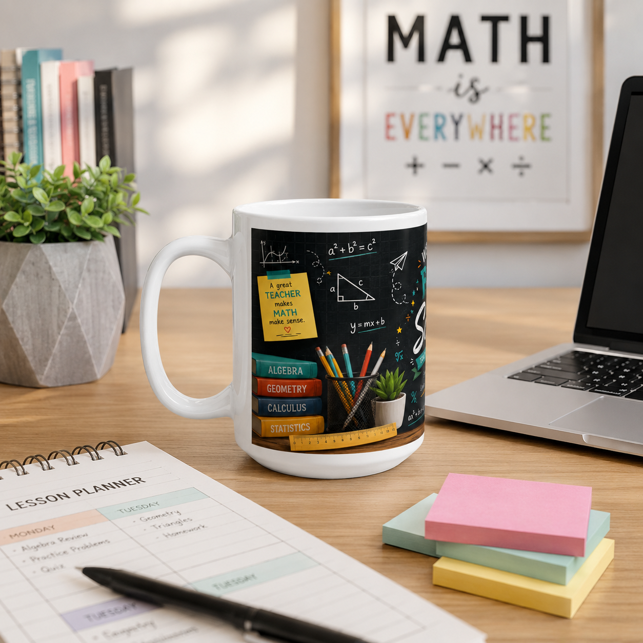 Math Teacher Mug | Welcome Back To School Ceramic Cup 11Oz 15Oz