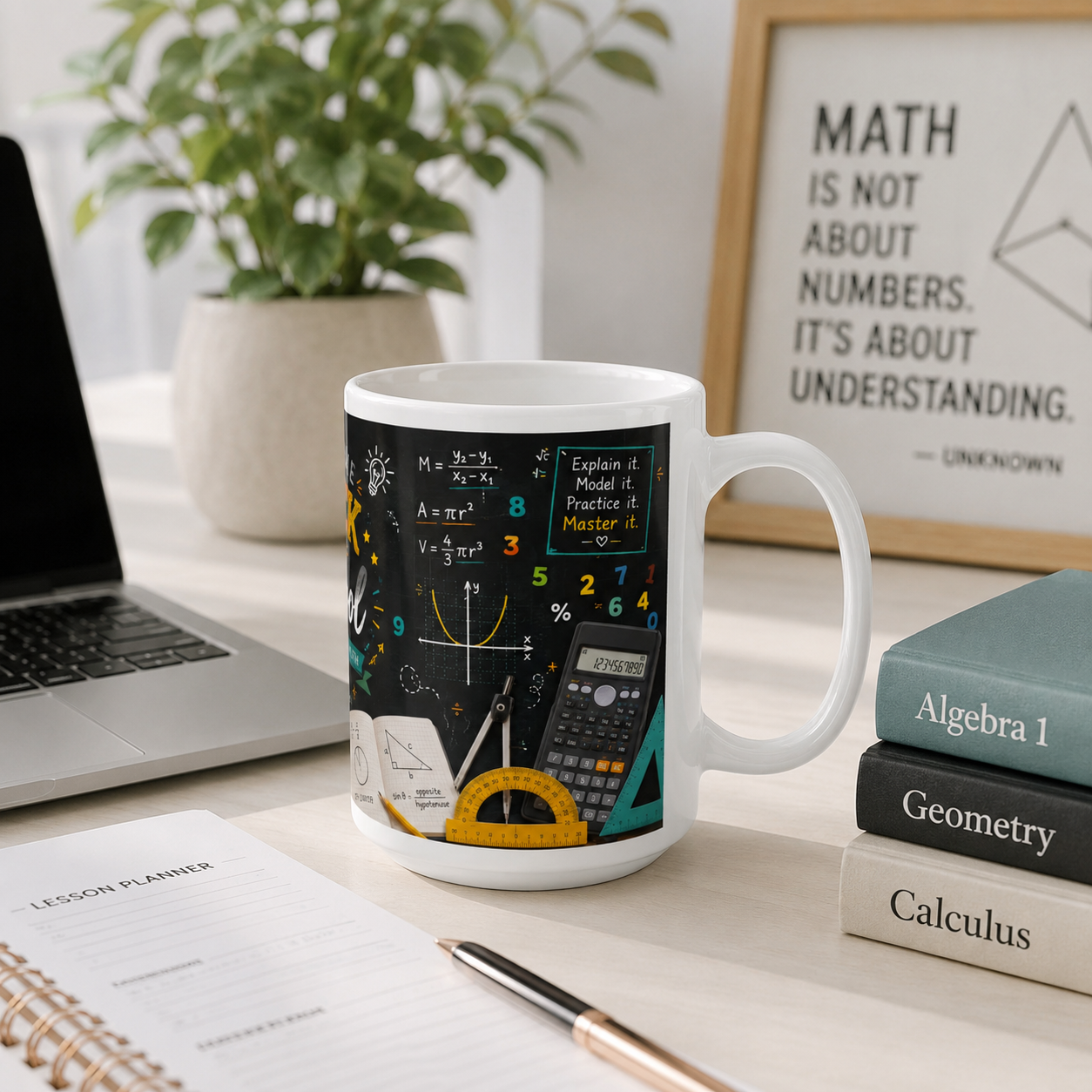 Math Teacher Mug | Welcome Back To School Ceramic Cup 11Oz 15Oz
