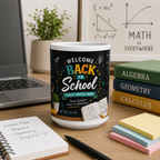 Math Teacher Mug | Welcome Back To School Ceramic Cup 11Oz 15Oz