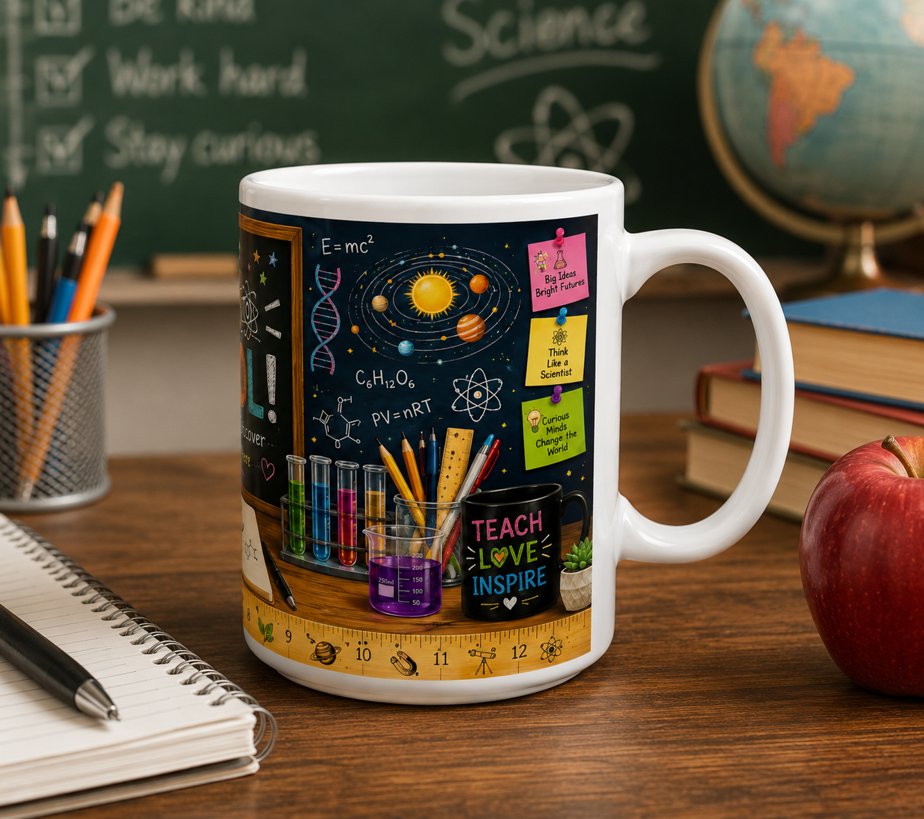 Science Teacher Coffee Mug | Back To School Gift, 11 Oz, 15 Oz
