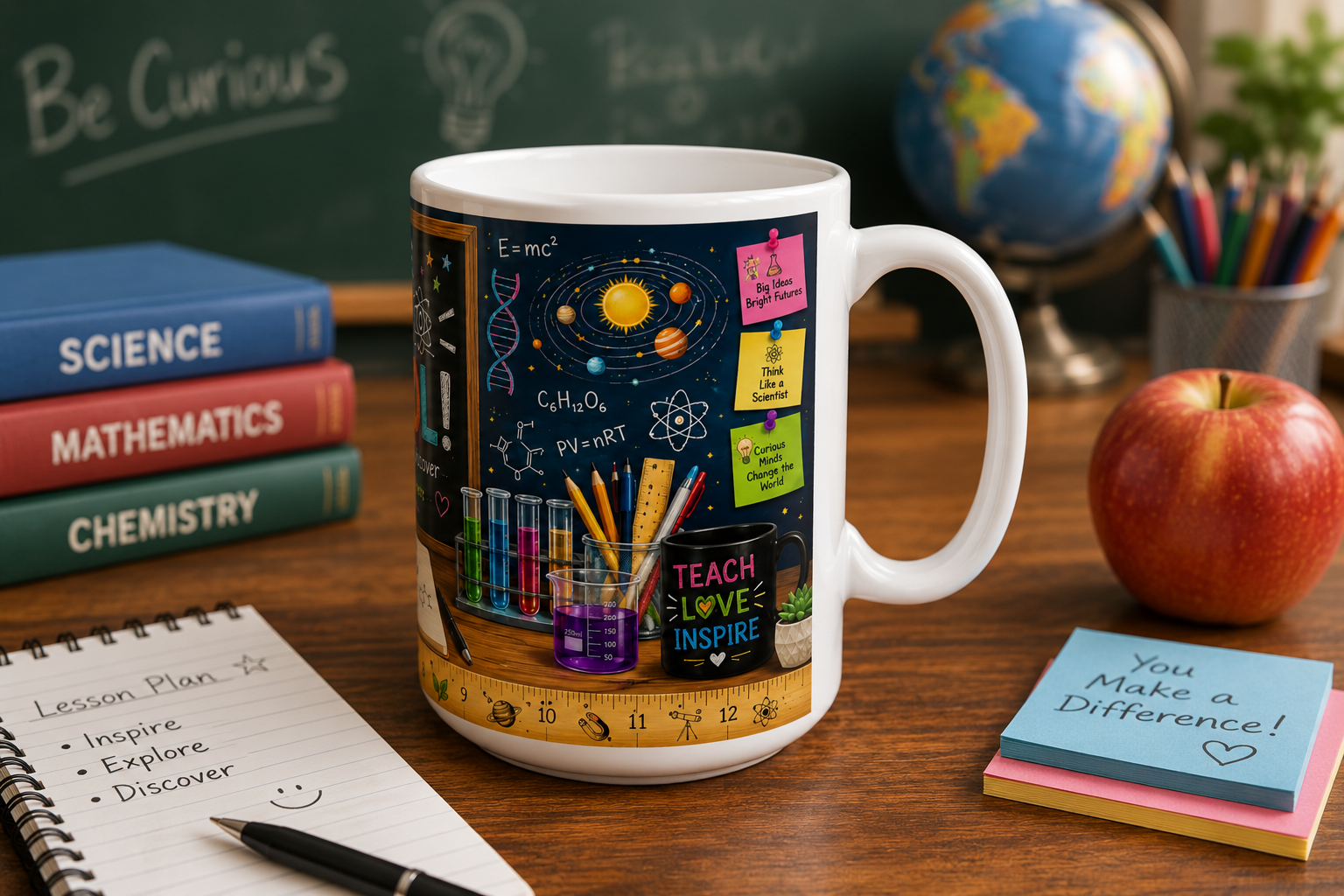 Science Teacher Coffee Mug | Back To School Gift, 11 Oz, 15 Oz