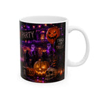 Halloween Party Ceramic Mug — Happy Halloween Jack-o'-Lantern Coffee Cup (11oz & 15oz)