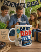 Funny Dad Joke Coffee Mug | Hilarious Father's Day Gift Mug