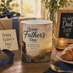 Psalm 127 Dad Mug | Christian Father's Day Scripture Gift
